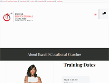 Tablet Screenshot of excellcoaches.com